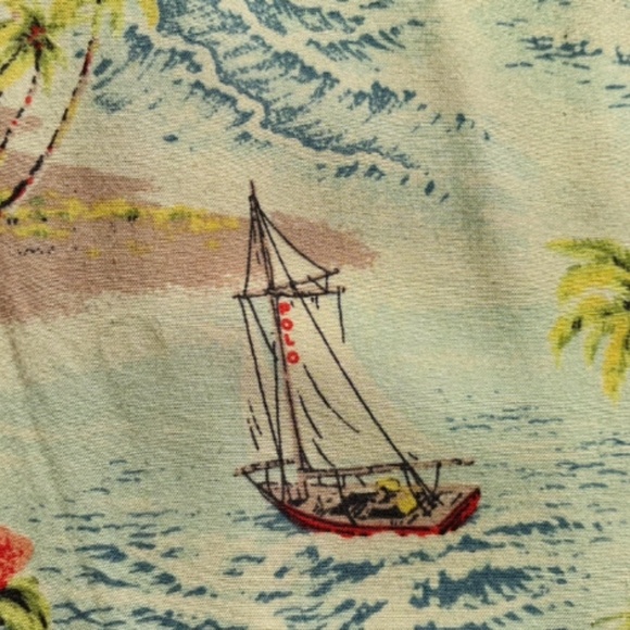 POLO RALPH LAUREN VINTAGE HAWAIIAN SHIRT - Picture 3 of 9